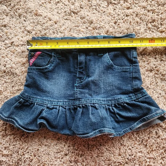 Hello Kitty Denim Ruffle Skirt - Picture 7 of 8